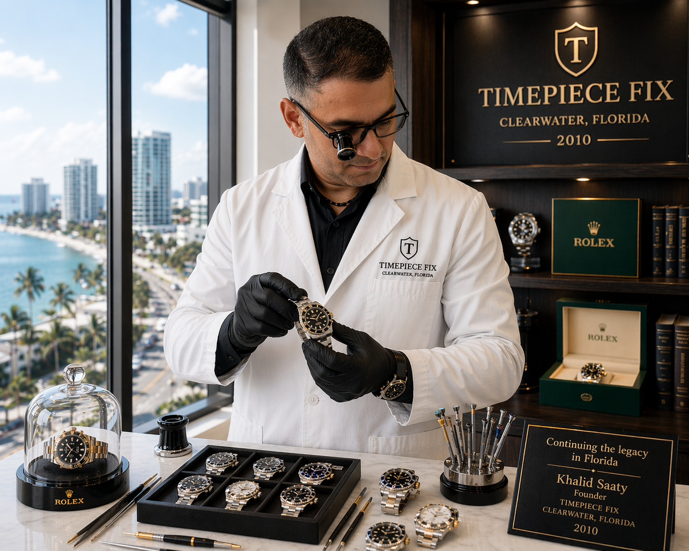 Watchmaking detail and craftsmanship